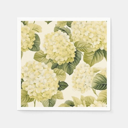Serviettes en papier Hydrangea (Devant)
