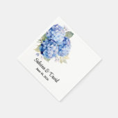 Serviettes en papier Hydrangea (Coin)