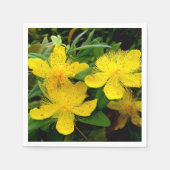 serviettes en papier Hypericum calycinum (Devant)