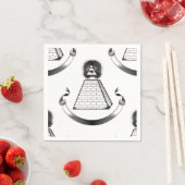 serviettes en papier illuminati (En situation)