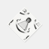 serviettes en papier illuminati (Coin)