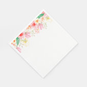Serviettes en papier - Impression florale (Coin)