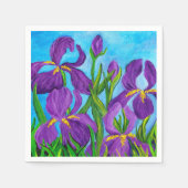 Serviettes en papier Iris (Devant)