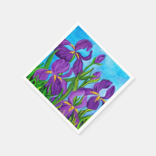 Serviettes en papier Iris (Coin)