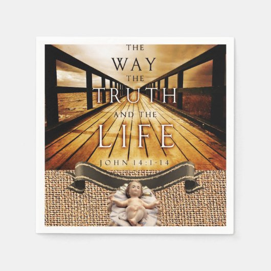 Serviettes en papier Jésus-Christ (Devant)