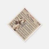 serviettes en papier jingle cloches (Coin)