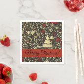 Serviettes en papier "Joyeux Noël !" (En situation)