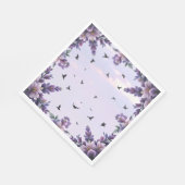 serviettes en papier lavande (Coin)