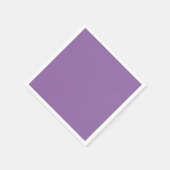 Serviettes en papier lavande douce et discrète (Coin)