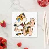 Serviettes en papier léopard qui rient