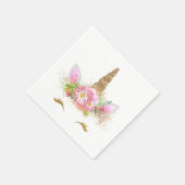 Serviettes en papier Licorne Visage Licorne (Coin)