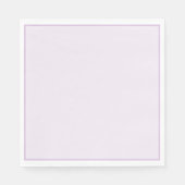 serviettes en papier lilas (Devant)