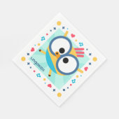 serviettes en papier Lingokids Party avec Billy (Coin)