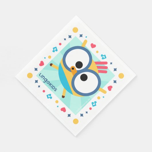 serviettes en papier Lingokids Party avec Billy (Coin)