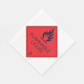 Serviettes en papier liquide inflammable (Coin)