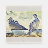 Serviettes en papier Love Dove (Devant)