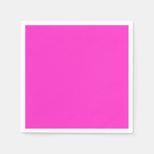 serviettes en papier Magenta Plain (Devant)