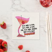 SERVIETTES EN PAPIER - MAIS IL Y A DE L'ALCOOL ! (En situation)