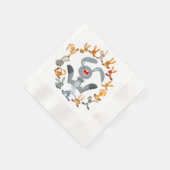 Serviettes en papier Mandala Lapins Dessin Animé M (Coin)