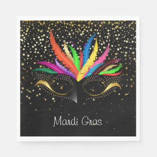 Serviettes en papier Mardi Gras