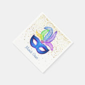 Serviettes en papier Mardi Gras (Coin)