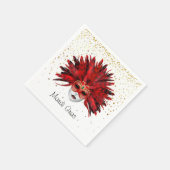 Serviettes en papier Mardi Gras (Coin)