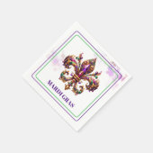 Serviettes en papier Mardi Gras (Coin)