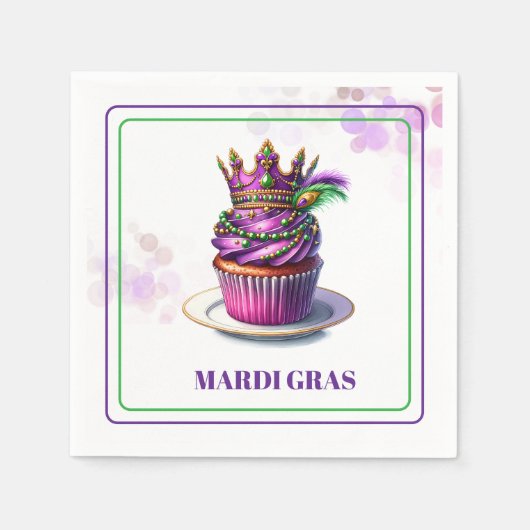 Serviettes en papier Mardi Gras (Devant)
