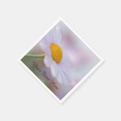 Serviettes en papier marguerite (Coin)