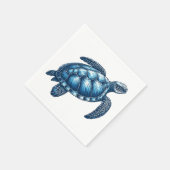 Serviettes en papier marine (Coin)