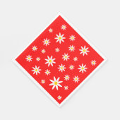 Serviettes en papier marron rouge (Coin)