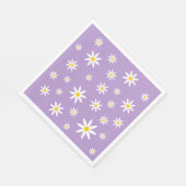 Serviettes en papier marron violet (Coin)