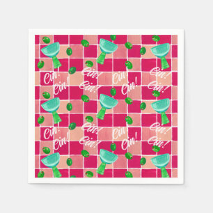 Serviettes en papier Martini