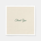 Serviettes en papier Merci (Devant)