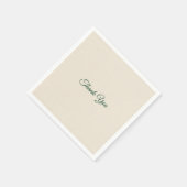 Serviettes en papier Merci (Coin)