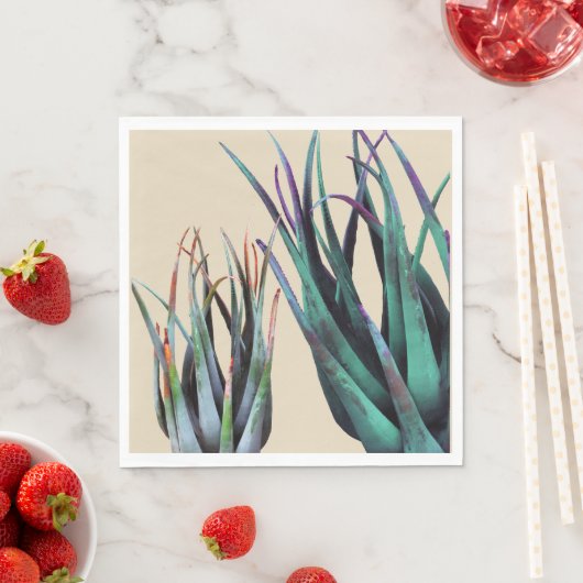 Serviettes en papier minimaliste modernes (En situation)