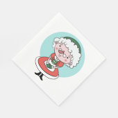 serviettes en papier Mme Claus (Coin)