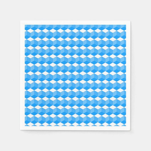 Serviettes en papier - Motif en bloc dans trois to (Devant)