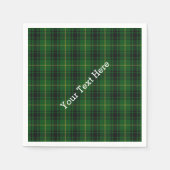 Serviettes en papier moulé MacArthur Tartan (Devant)