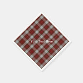 Serviettes en papier moulé MacFie Tartan (Coin)