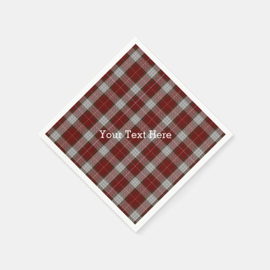Serviettes en papier moulé MacFie Tartan (Coin)