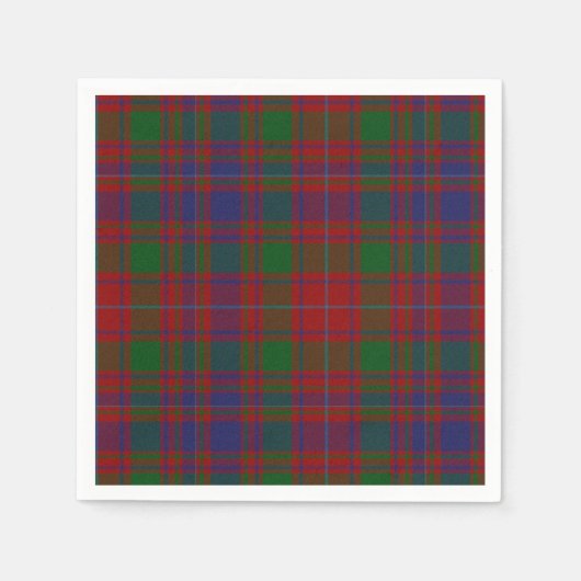 Serviettes en papier moulé MacIntyre Clan Tartan (Devant)