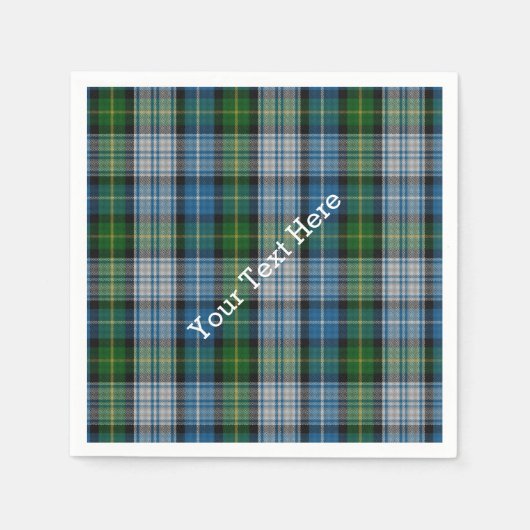 Serviettes en papier moulé MacNeil Tartan (Devant)