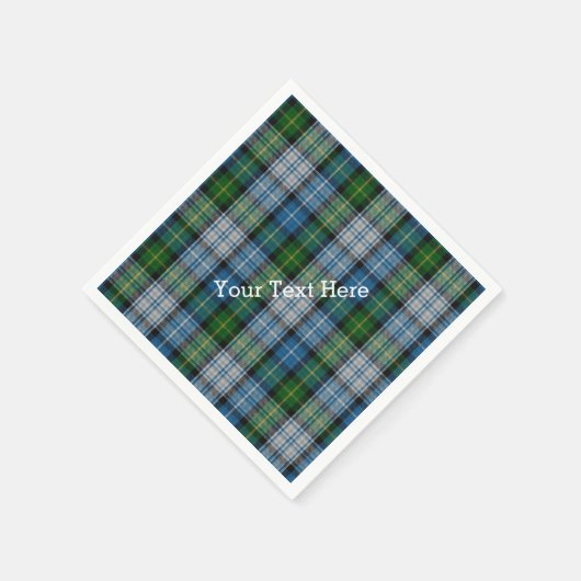 Serviettes en papier moulé MacNeil Tartan (Coin)