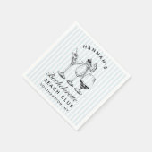 Serviettes en papier noires pour enterrement de vi (Coin)