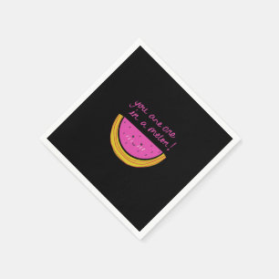 Serviettes en papier noires pour noeud papillon de