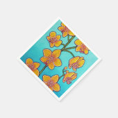 Serviettes en papier Orchidée Azure II (Coin)