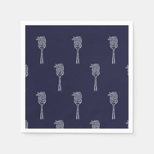 Serviettes en papier - Pasta Lover - Spaghetti (Devant)