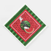 Serviettes en papier pastèque (Coin)