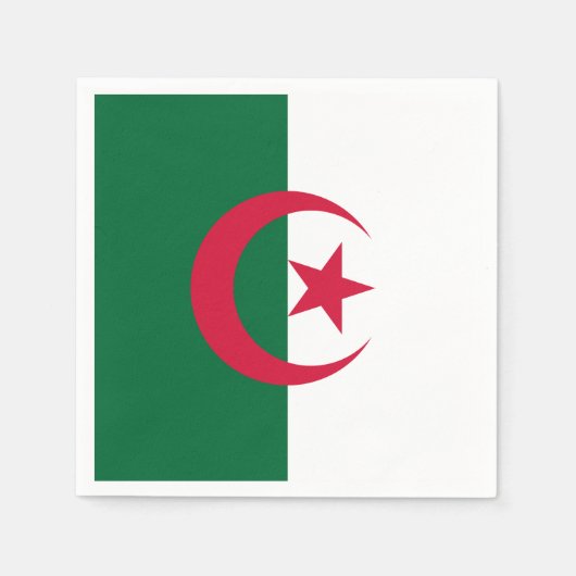 Serviettes en papier patriotique avec drapeau d'Al (Devant)